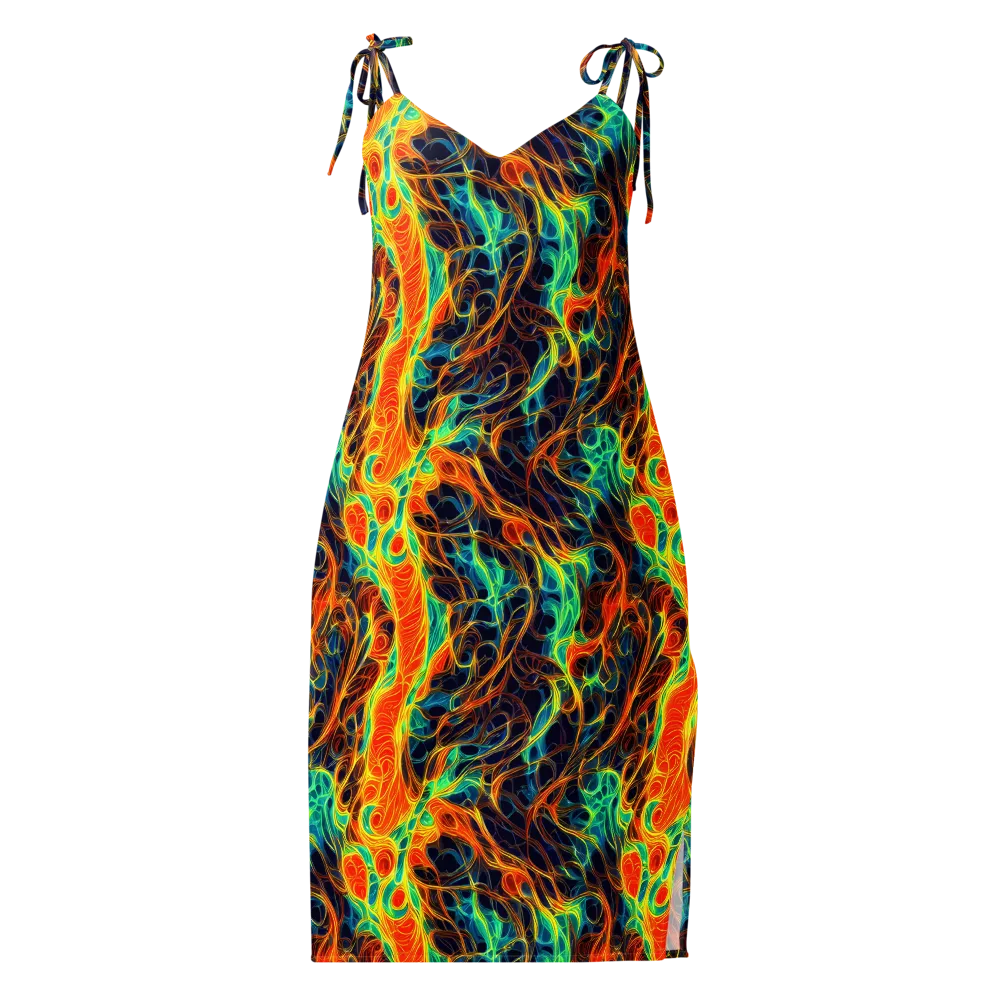 Molten Aurora on Slip Dress — Front