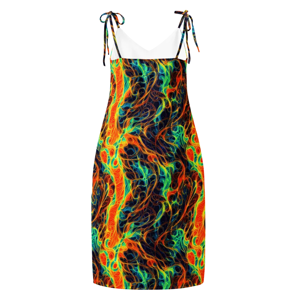 Molten Aurora on Slip Dress — Back
