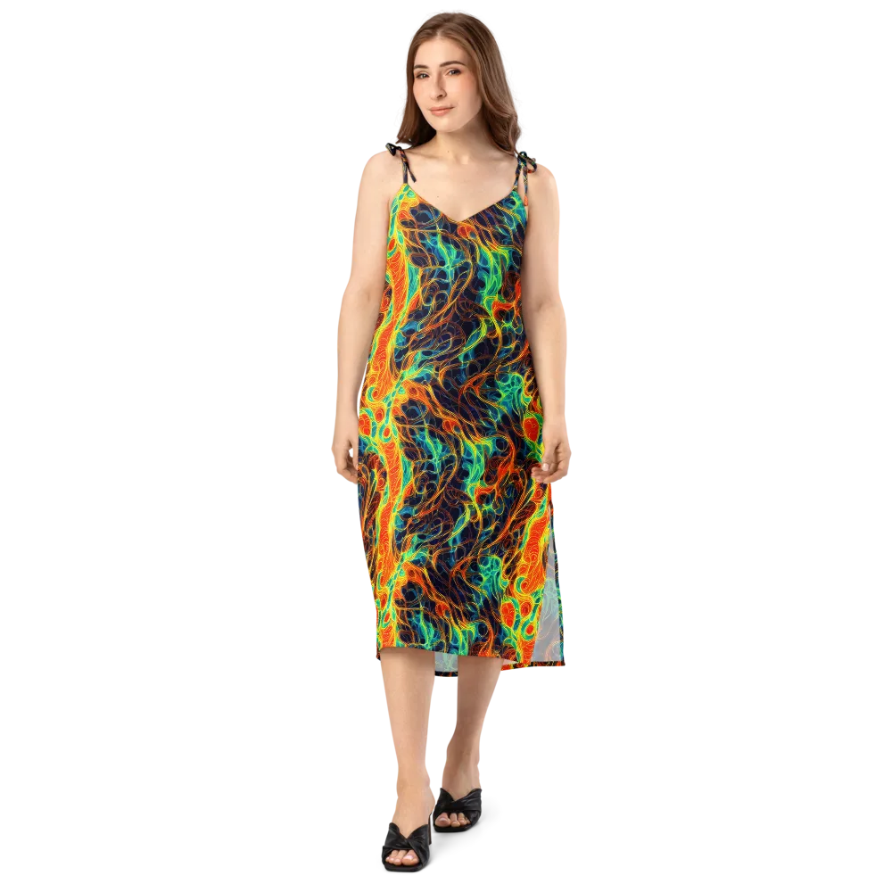 Molten Aurora on Slip Dress — Front