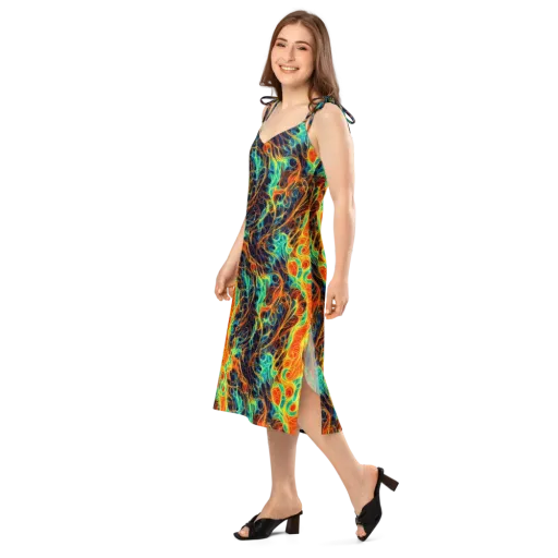 Molten Aurora on a Slip Dress