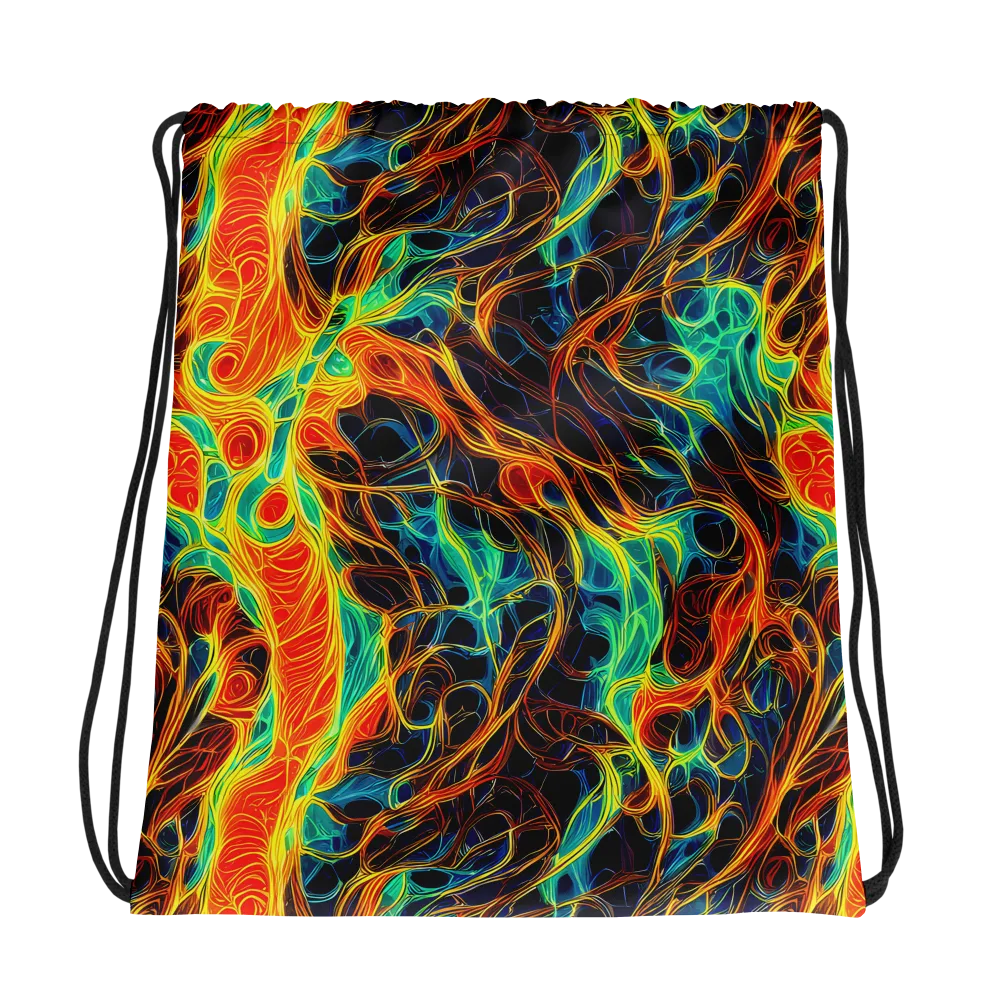Molten Aurora on Drawstring Bag — Photo