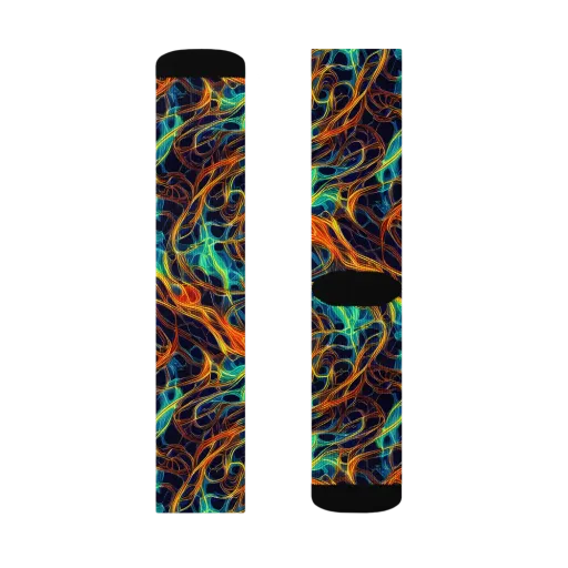 Molten Aurora on a Socks