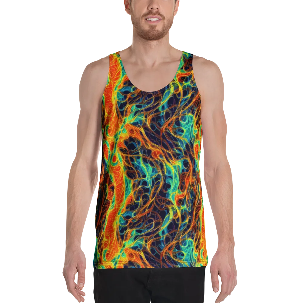 Molten Aurora on Men's Tank Top — Front