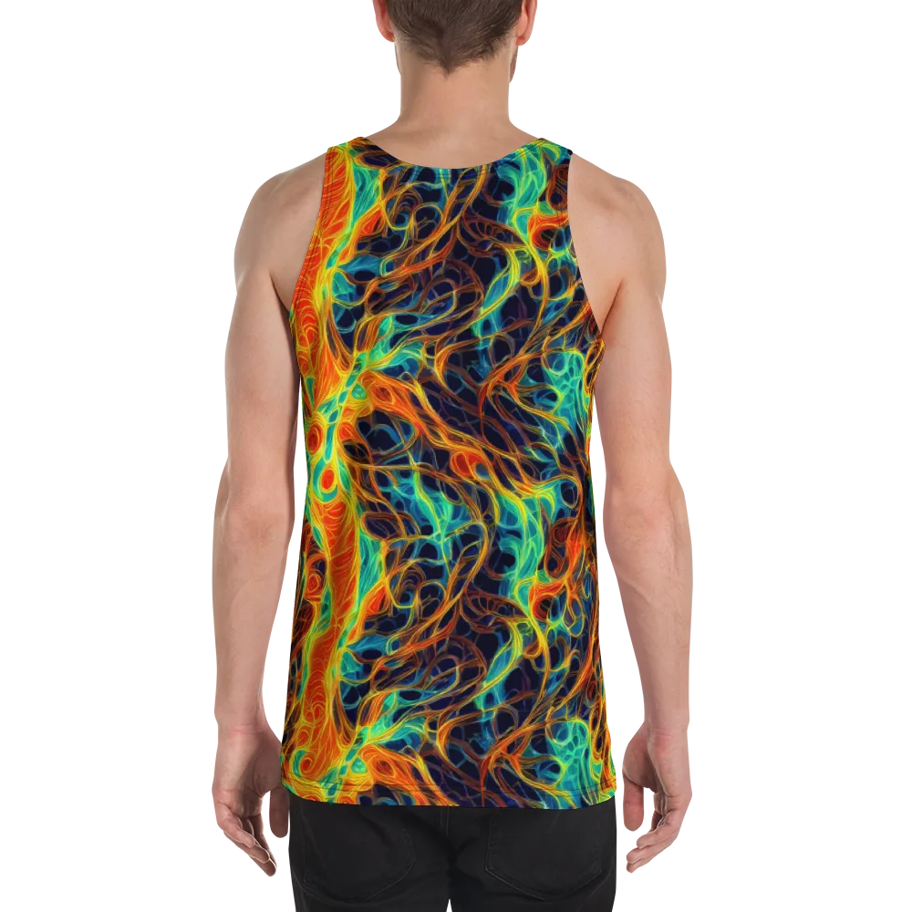 Molten Aurora on Men's Tank Top — Back