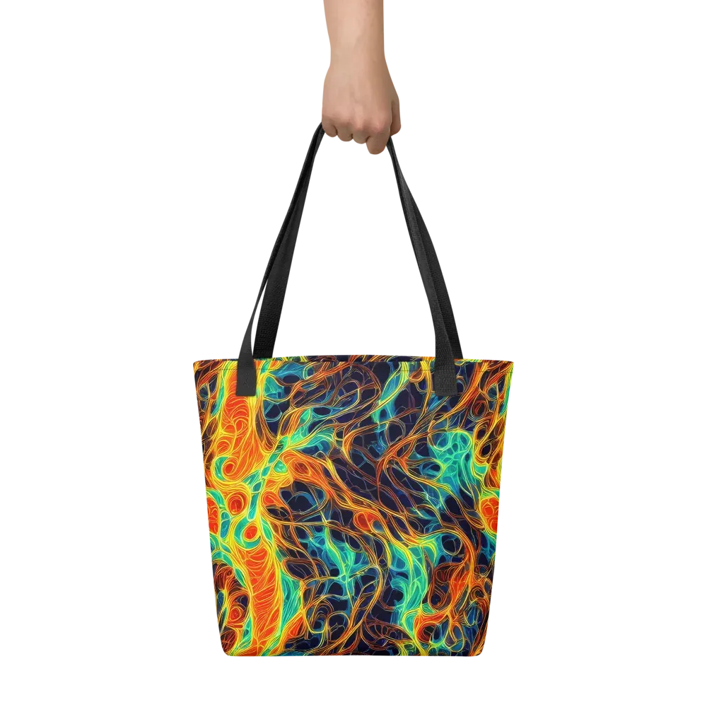 Molten Aurora on Tote Bag — Front
