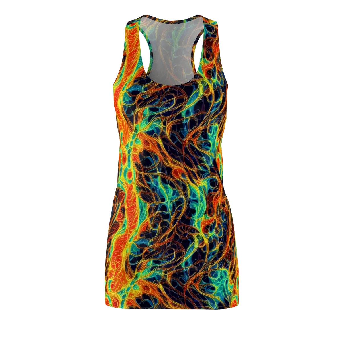 Molten Aurora on Racerback Dress — Front