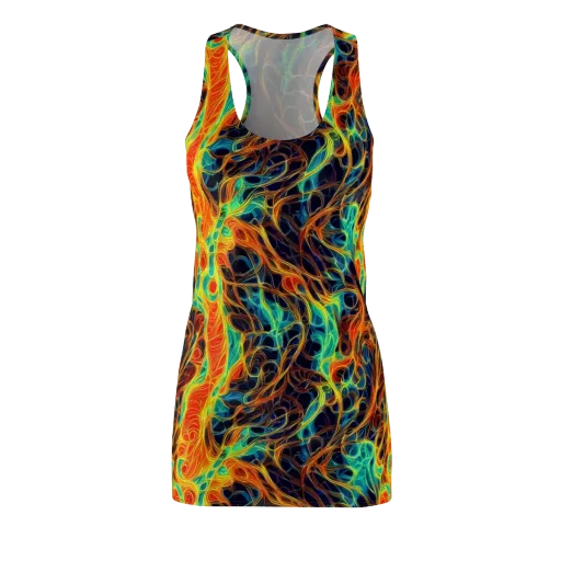 Molten Aurora on a Racerback Dress