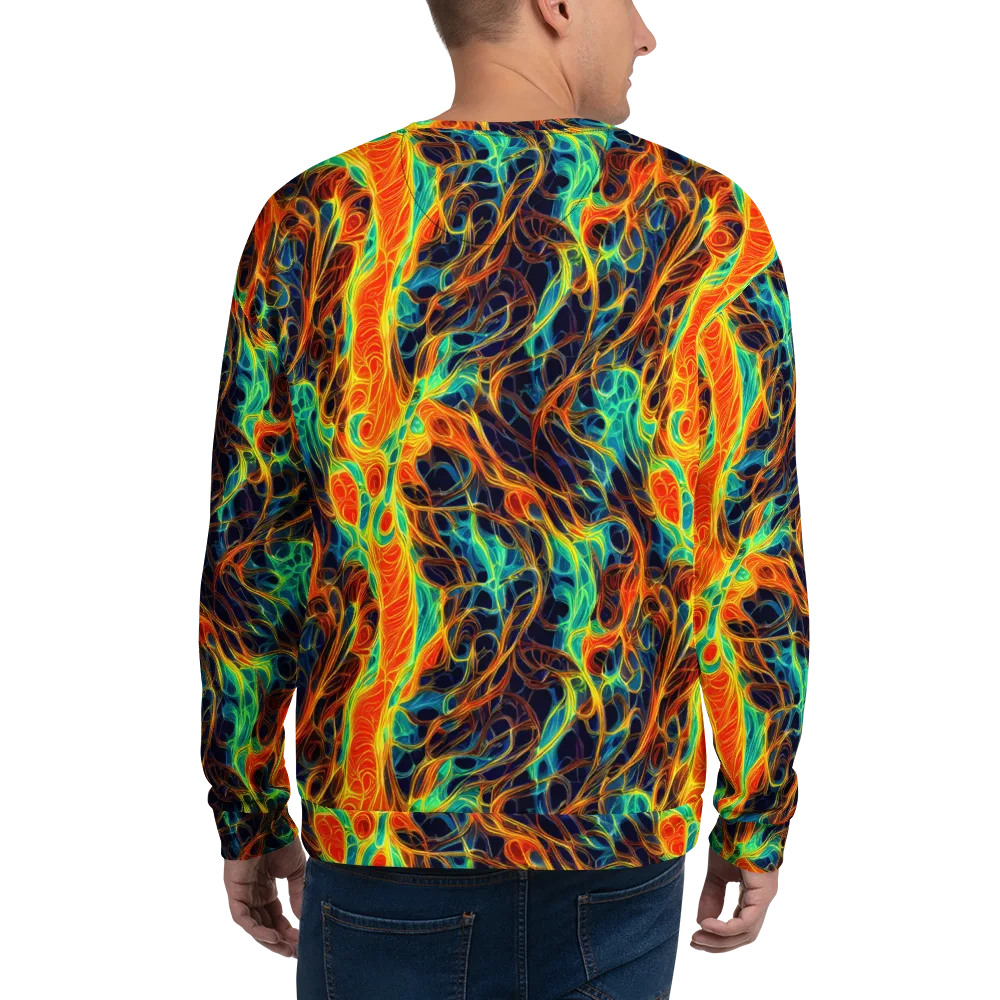 Molten Aurora on Sweatshirt — Back