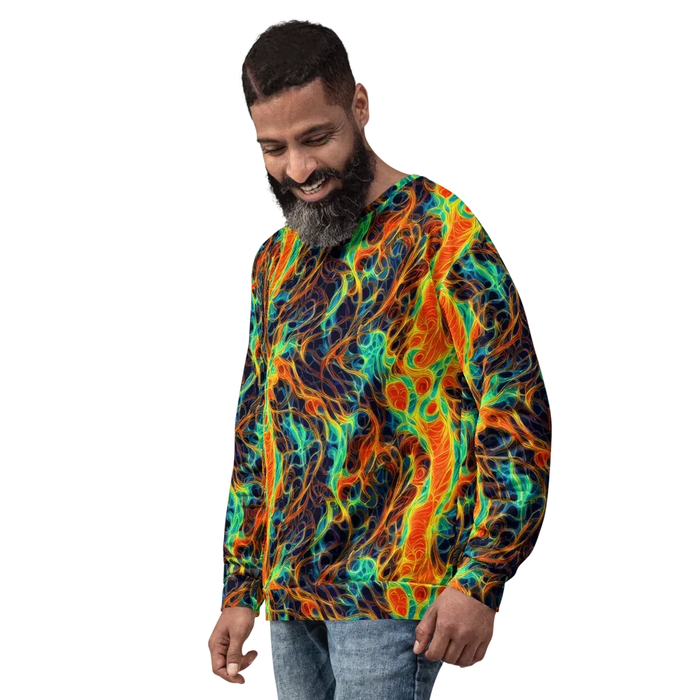Molten Aurora on Sweatshirt — Left Front