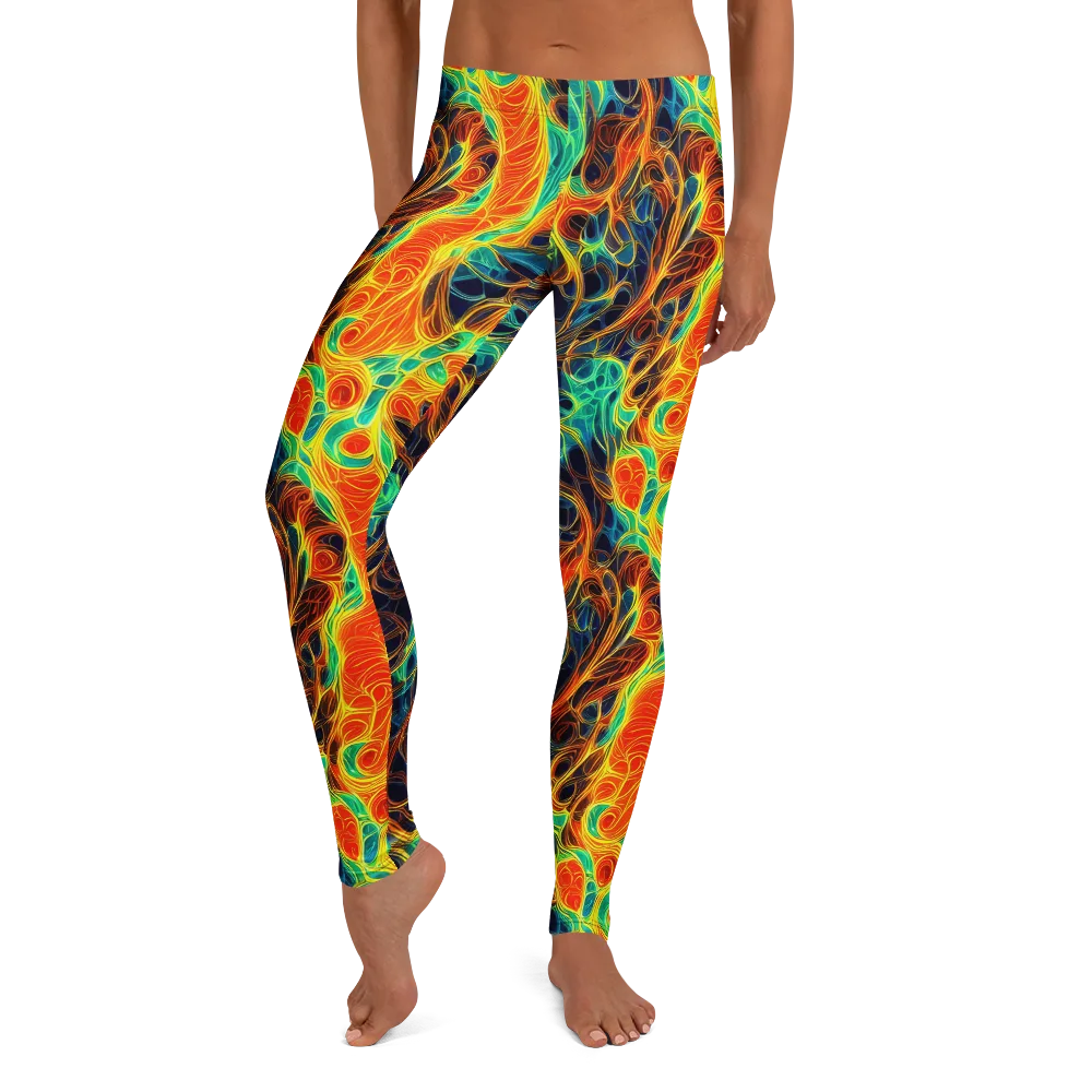 Molten Aurora on Leggings — Front