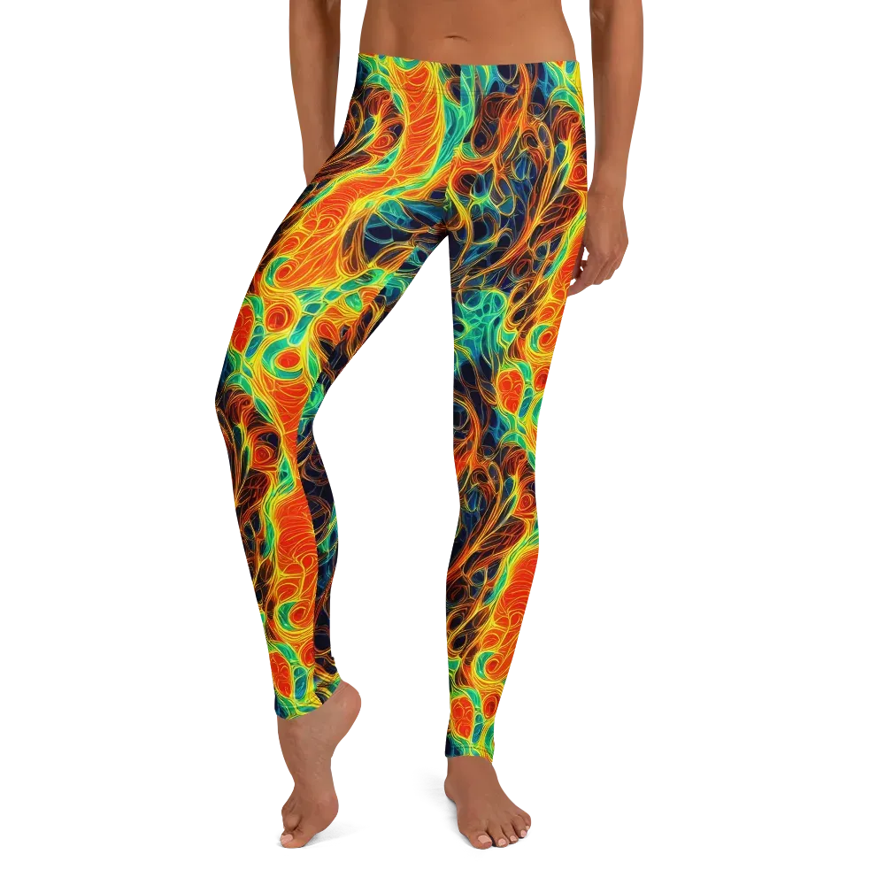 Molten Aurora on Leggings — Front