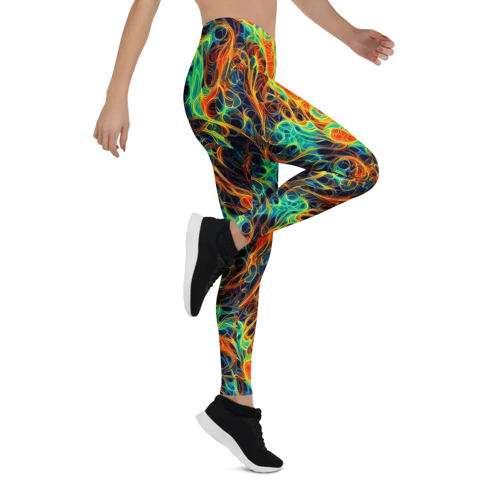 Molten Aurora on Leggings — Right
