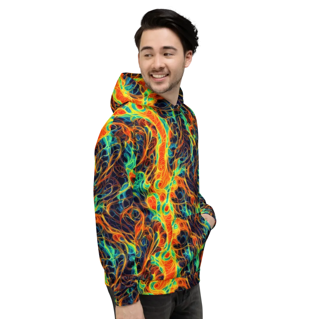 Molten Aurora on Hoodie — Right