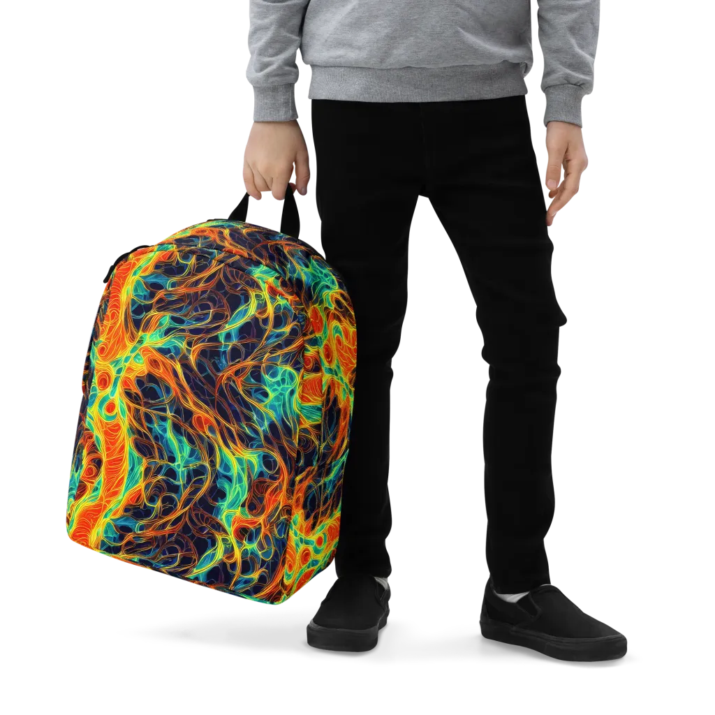 Molten Aurora on Minimalist Backpack — Zoomed-in