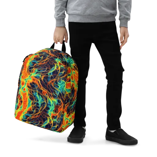 Molten Aurora on a Minimalist Backpack