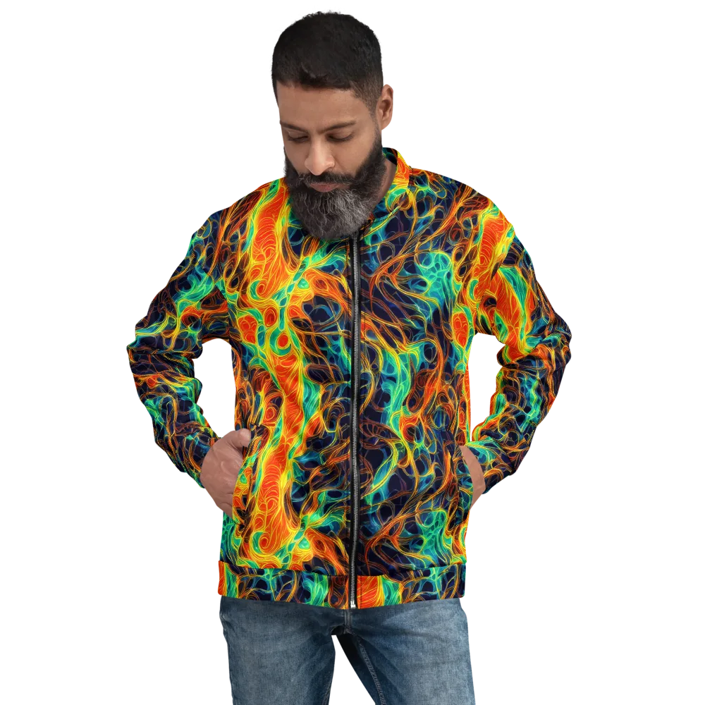 Molten Aurora on Bomber Jacket — Front