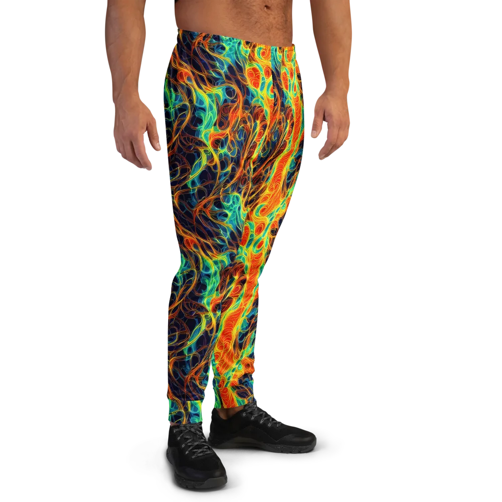 Molten Aurora on Men's Joggers — Right