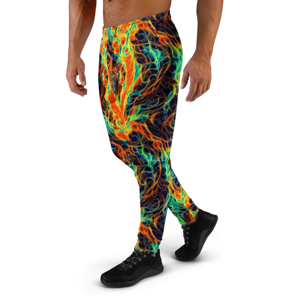 Molten Aurora on Men's Joggers — Left