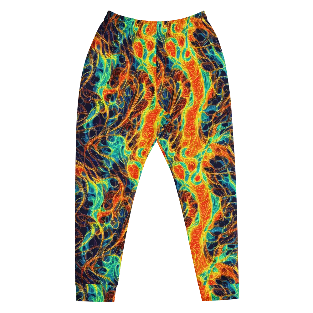 Molten Aurora on Men's Joggers — Front