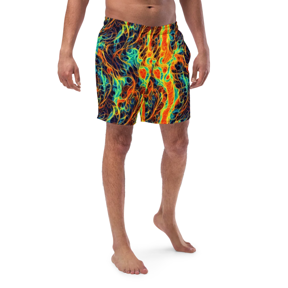 Molten Aurora on Swim Trunks — Front