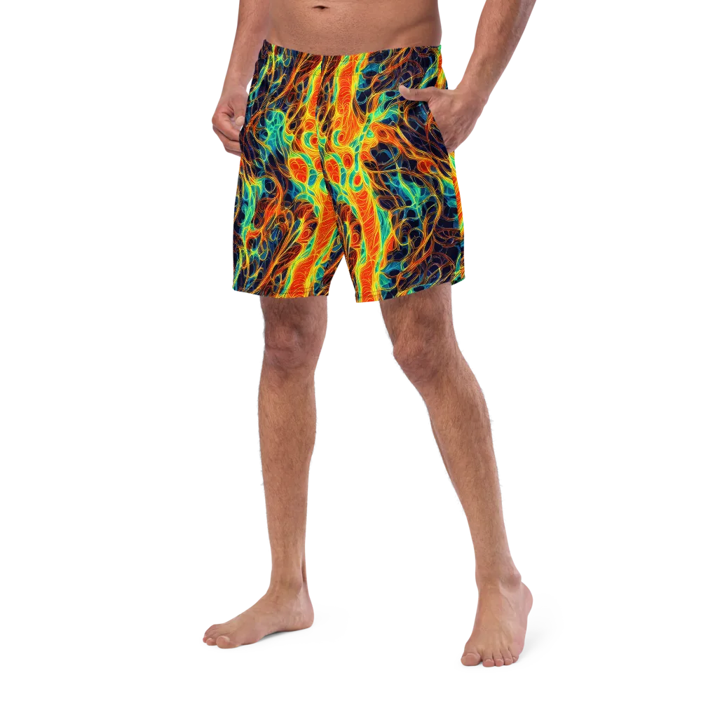 Molten Aurora on Swim Trunks — Left Front