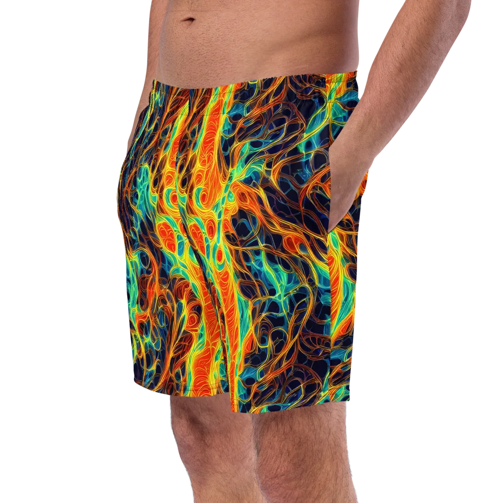 Molten Aurora on Swim Trunks — Left Front