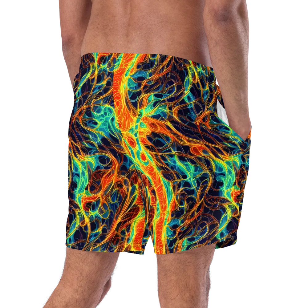 Molten Aurora on Swim Trunks — Right Back