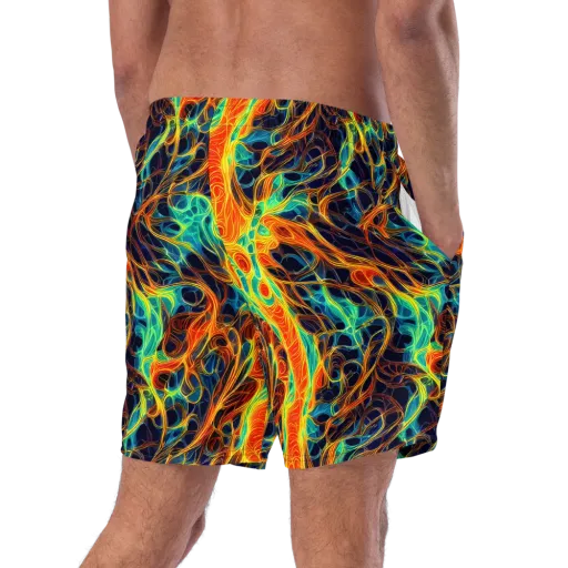 Molten Aurora on a Swim Trunks