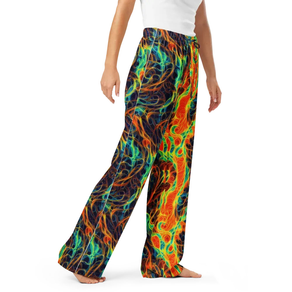 Molten Aurora on Women's Pajama Pants — Right Front