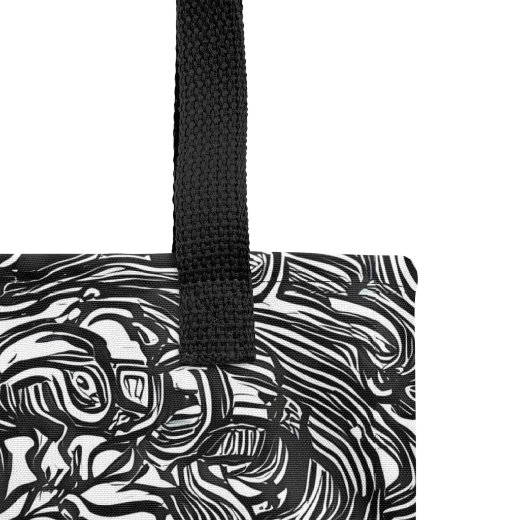 Monochrome Torrent on Tote Bag — Product details