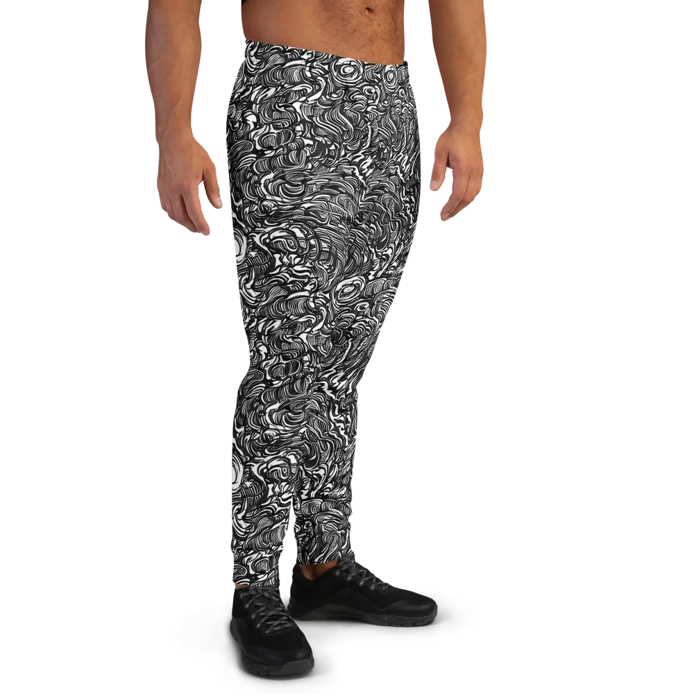 Monochrome Torrent on Men's Joggers — Right