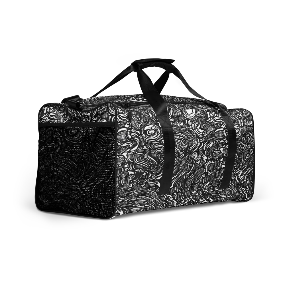Monochrome Torrent on Duffle Bag — Right Front