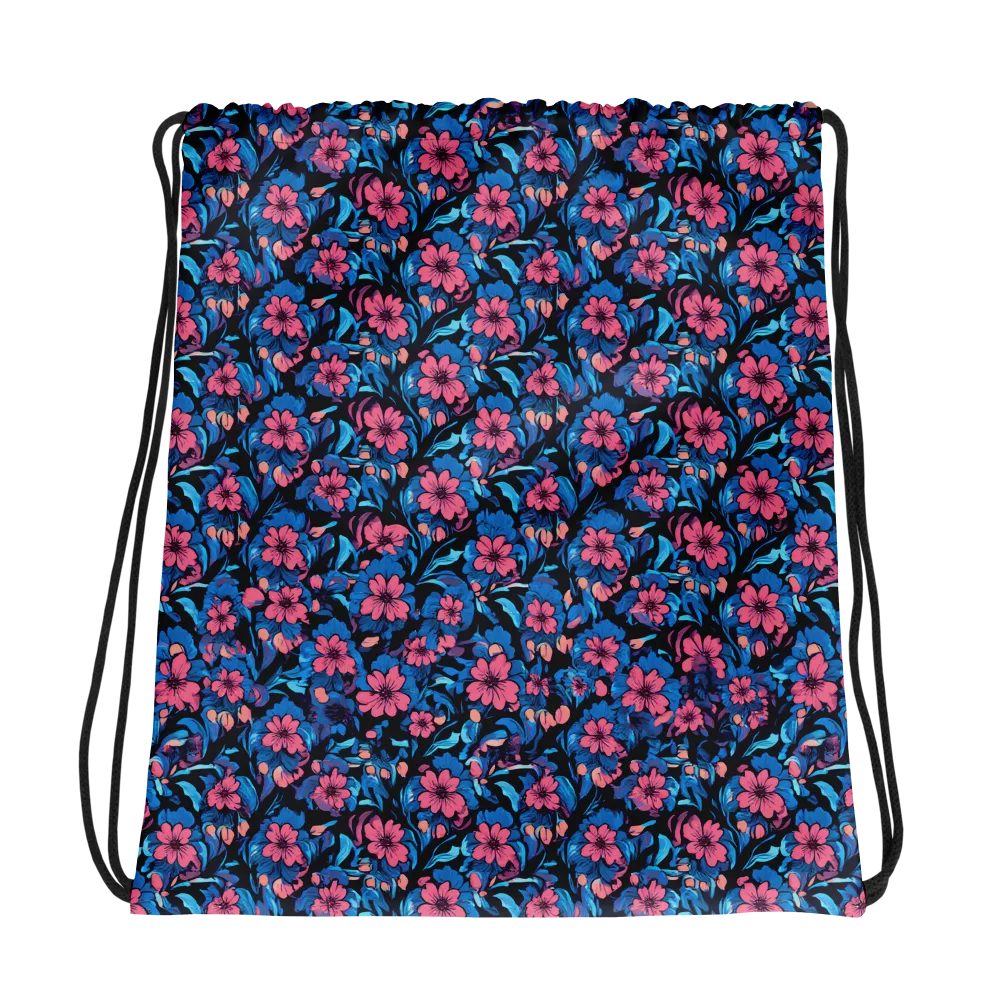 Neon Nightgarden on Drawstring Bag — Photo