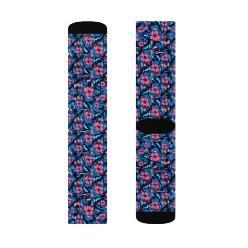 Neon Nightgarden on a Socks