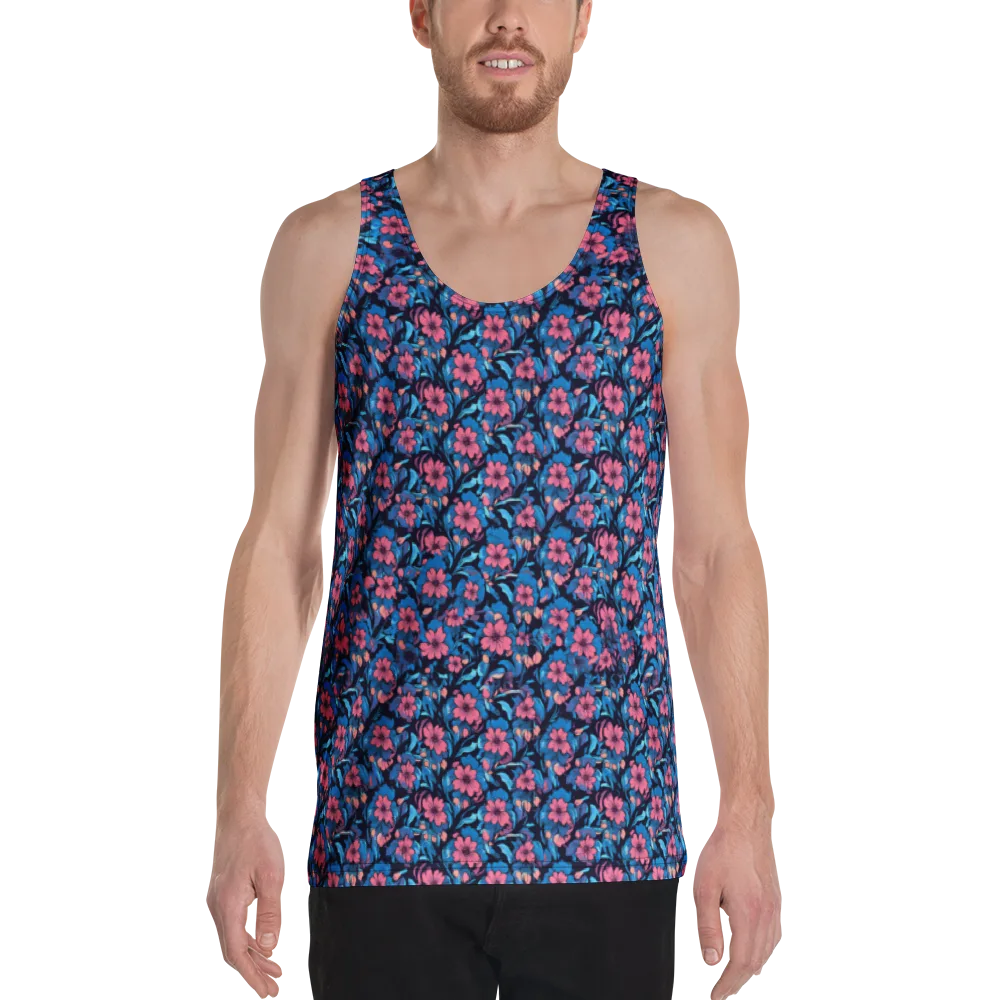 Neon Nightgarden on Men's Tank Top — Front
