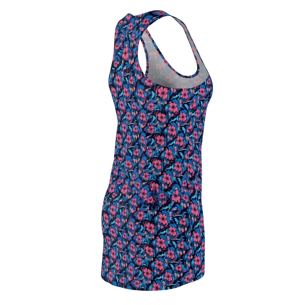 Neon Nightgarden on Racerback Dress — Back Side