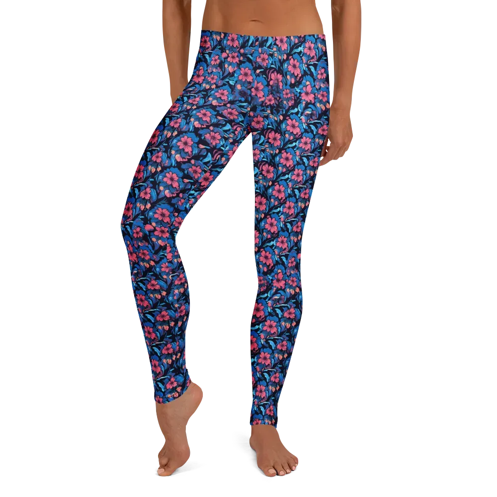 Neon Nightgarden on Leggings — Front