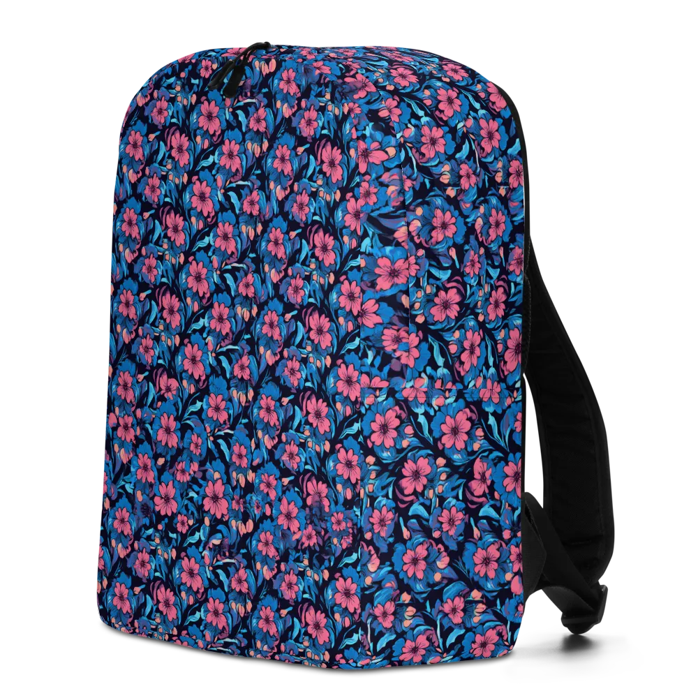 Neon Nightgarden on Minimalist Backpack — Left