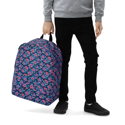 Neon Nightgarden on a Minimalist Backpack