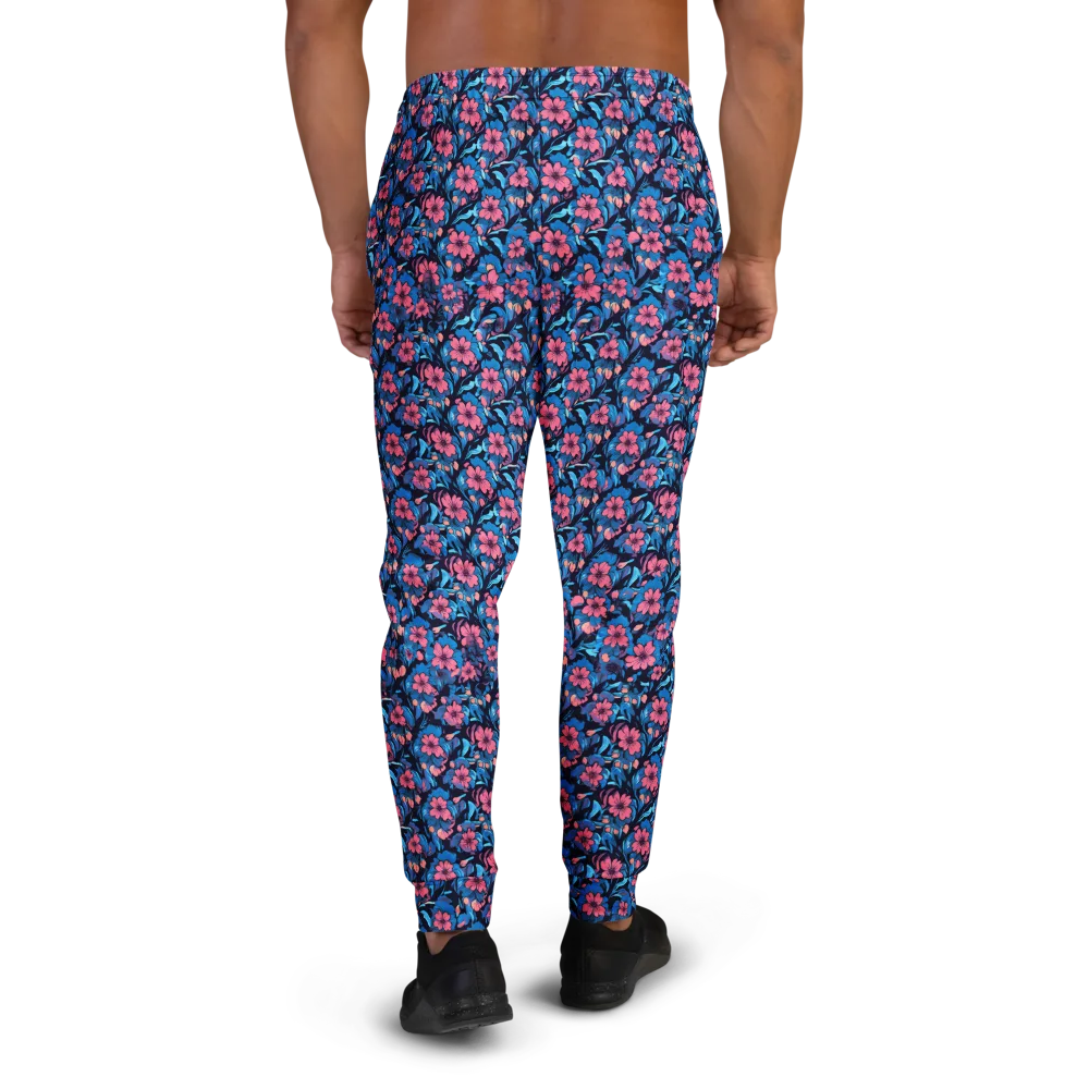 Neon Nightgarden on Men's Joggers — Back