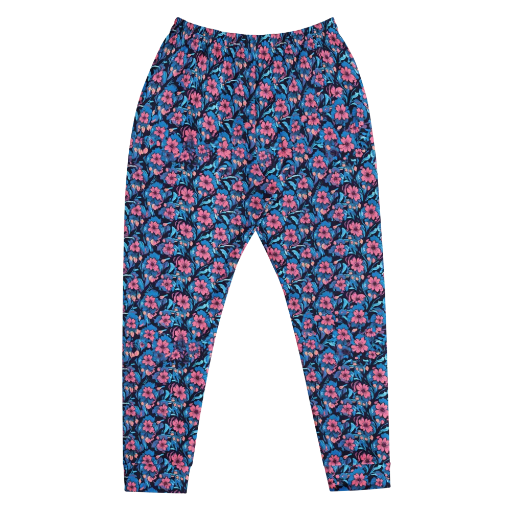 Neon Nightgarden on Men's Joggers — Front