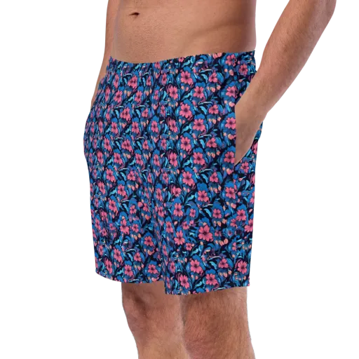 Neon Nightgarden on a Swim Trunks