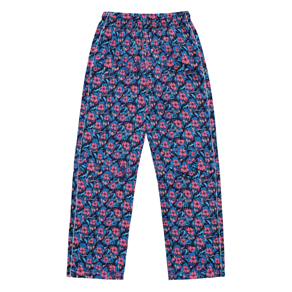 Neon Nightgarden on Women's Pajama Pants — Front