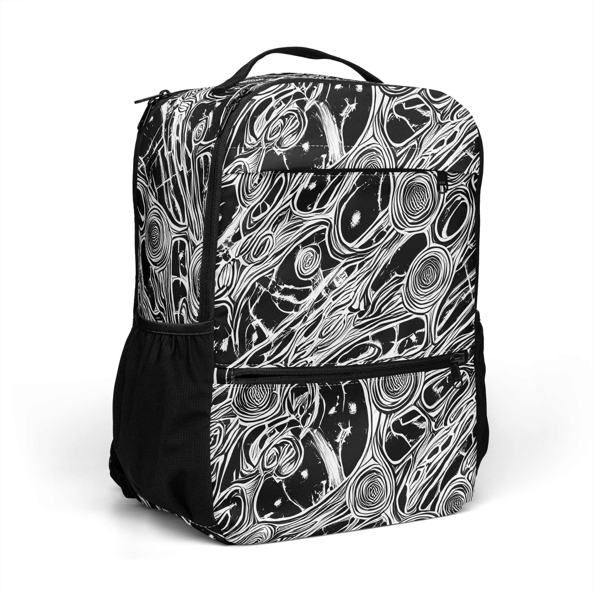 Inkwood Spiral on Utility Backpack — Right Front