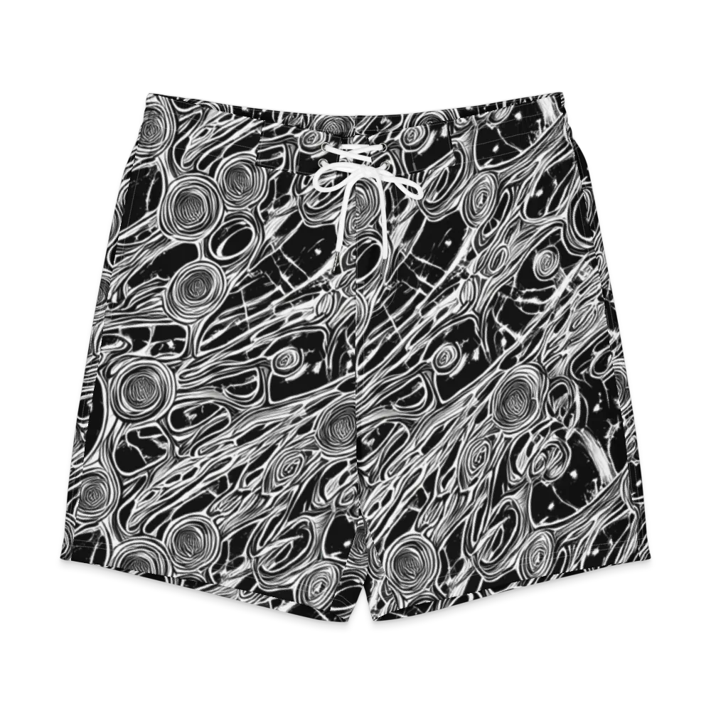 Inkwood Spiral on Men's Board Shorts — Front