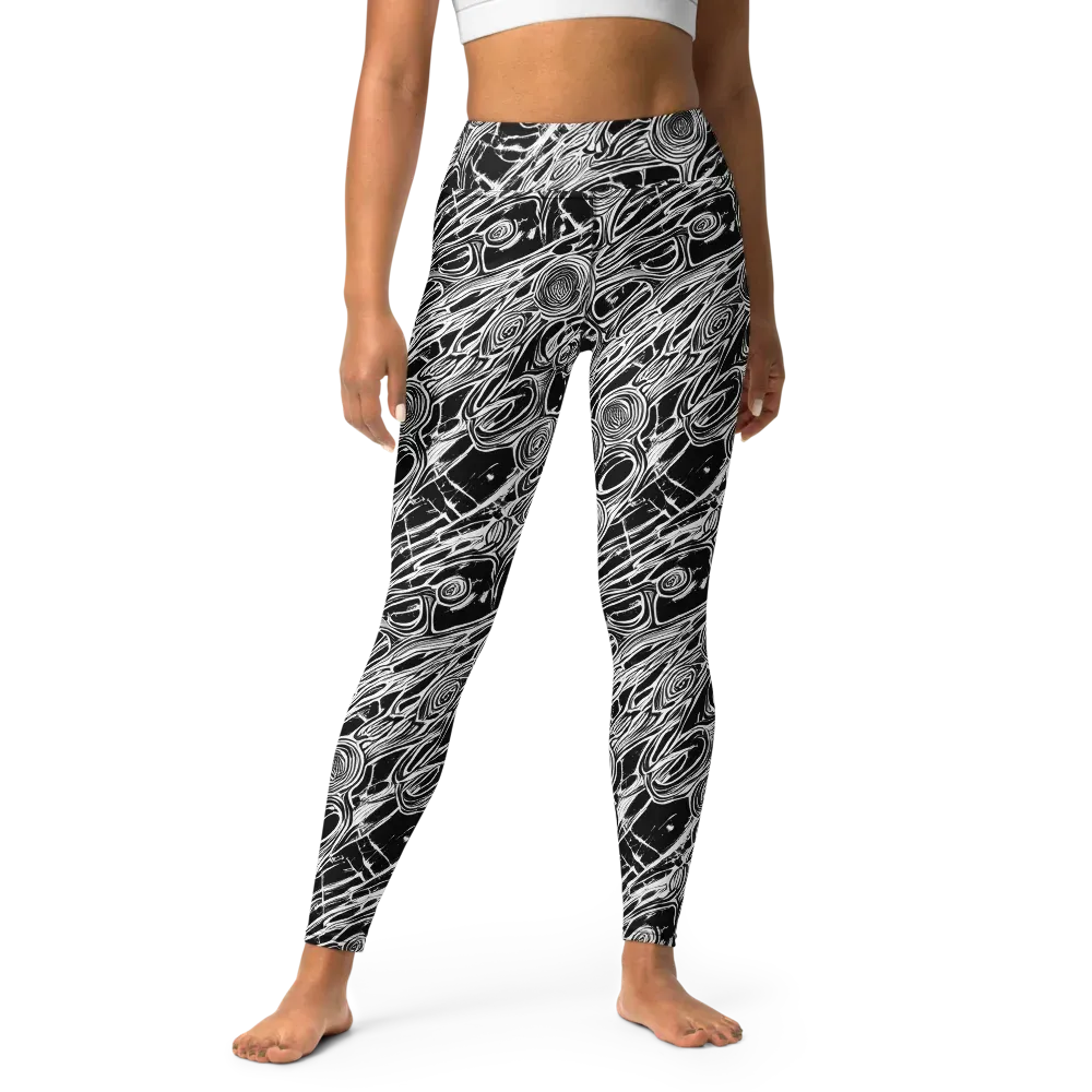 Inkwood Spiral on Yoga Leggings — Front
