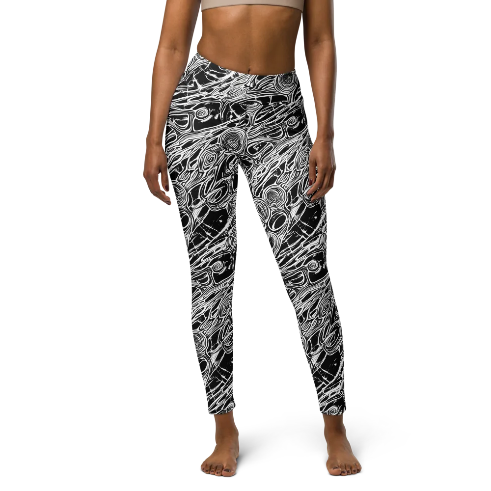 Inkwood Spiral on Yoga Leggings — Front