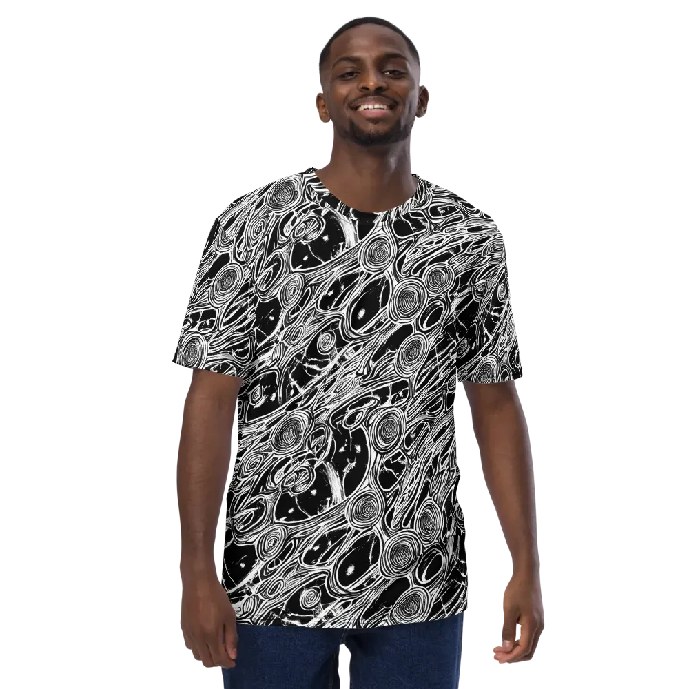 Inkwood Spiral on Men's Crew Neck T-Shirt — Front