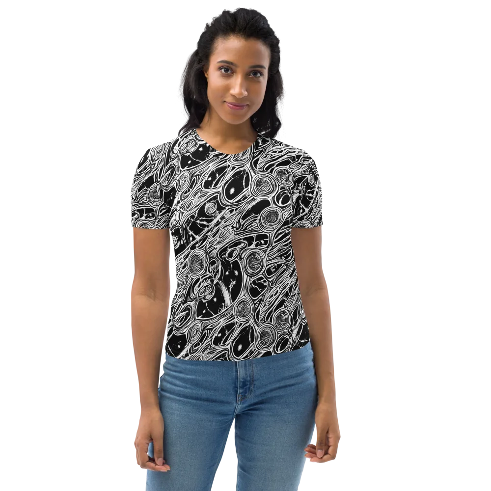 Inkwood Spiral on Women's Crew Neck T-Shirt — Front