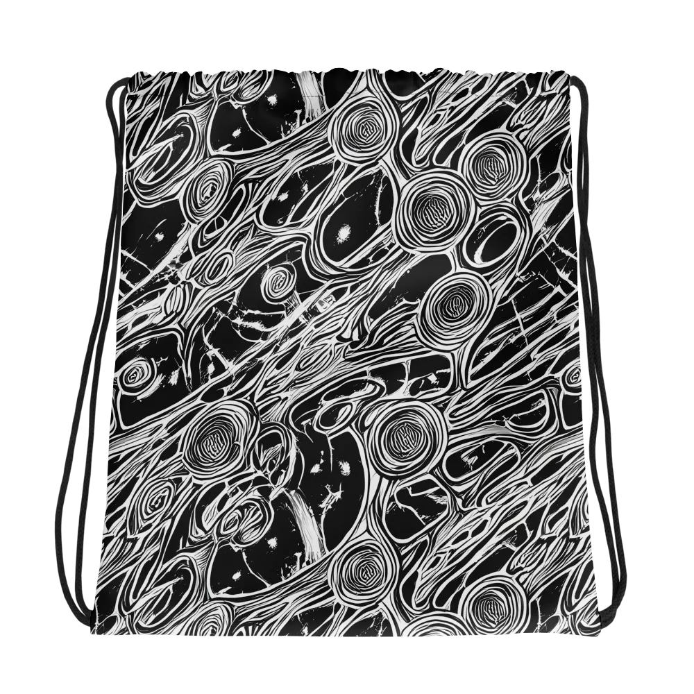 Inkwood Spiral on Drawstring Bag — Photo